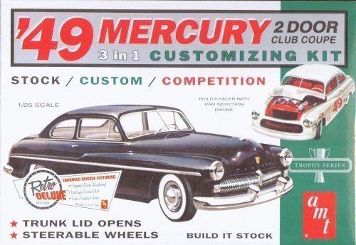 AMT 1/25 1949 Mercury Club Coupe Model Car Kit
